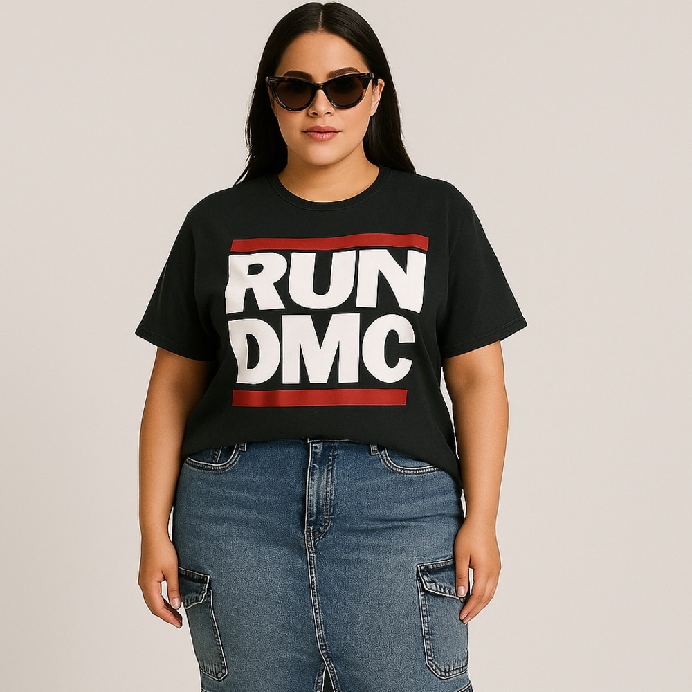 NWOT Run DMC Official Logo T-Shirt Black, Size XXL - Picture 3 of 6